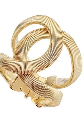 Park Lane Giselle Gold Tone Sculptural Loop Bracelet